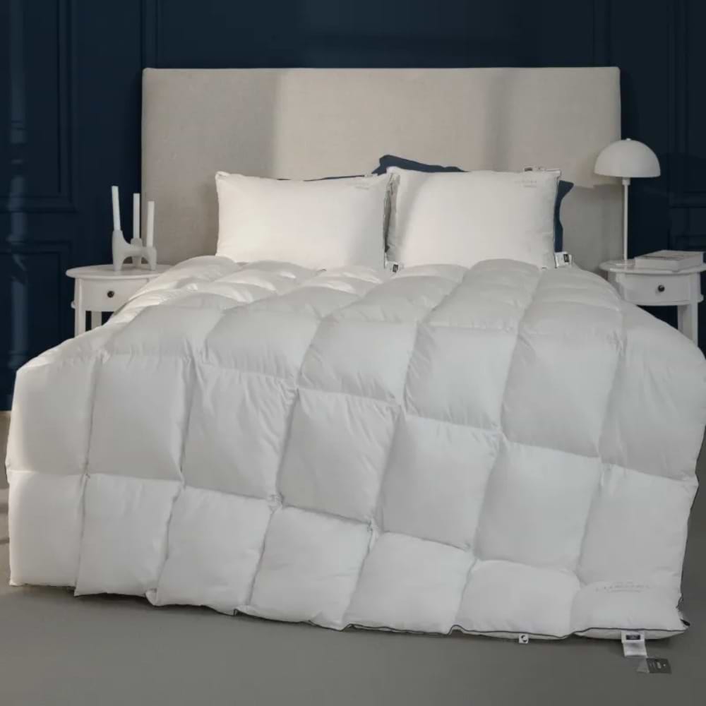 Набір ковдра полуторна + подушка MirSon №9592 Luxury Exclusive зимова 140х205 EcoSilk + 50х70 (2200010807158)